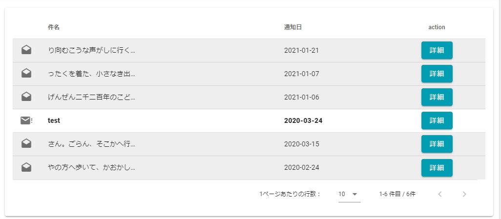 お知らせ一覧